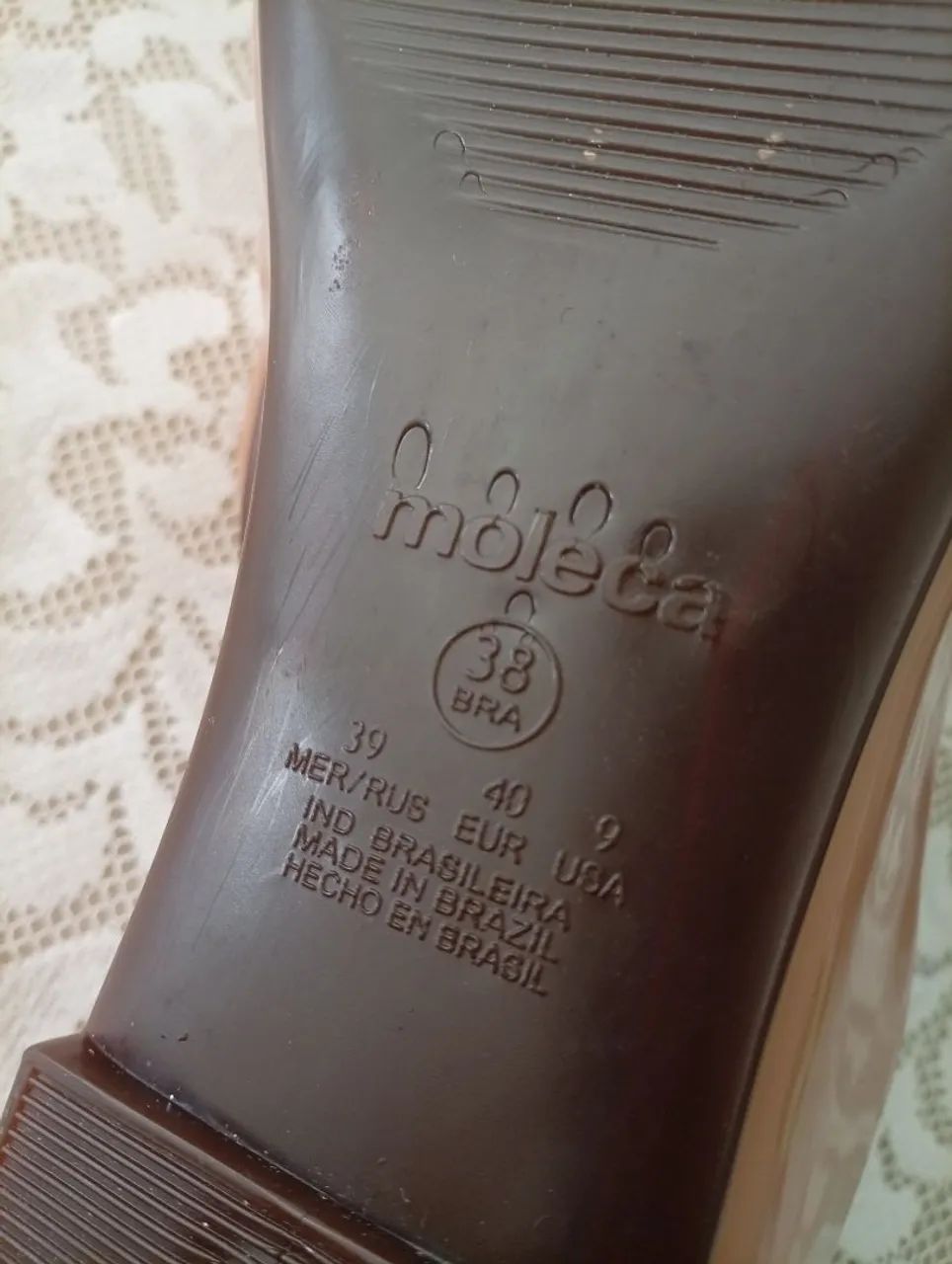 Moleca Sapato nude novo. Tamanho 38 - Foto 5
