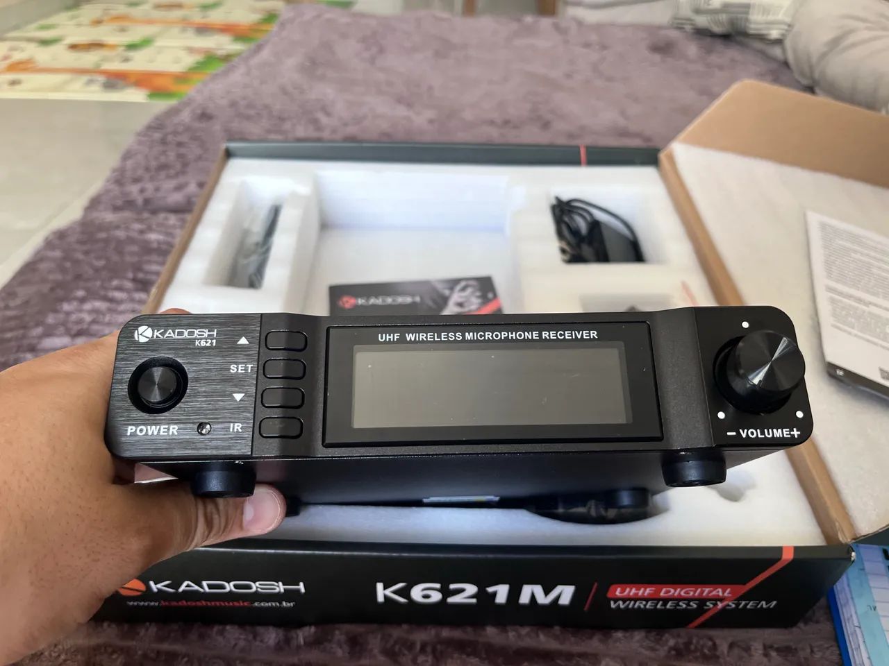 Microfone Profissional Sem Fio - KADOSH K621M - Foto 4