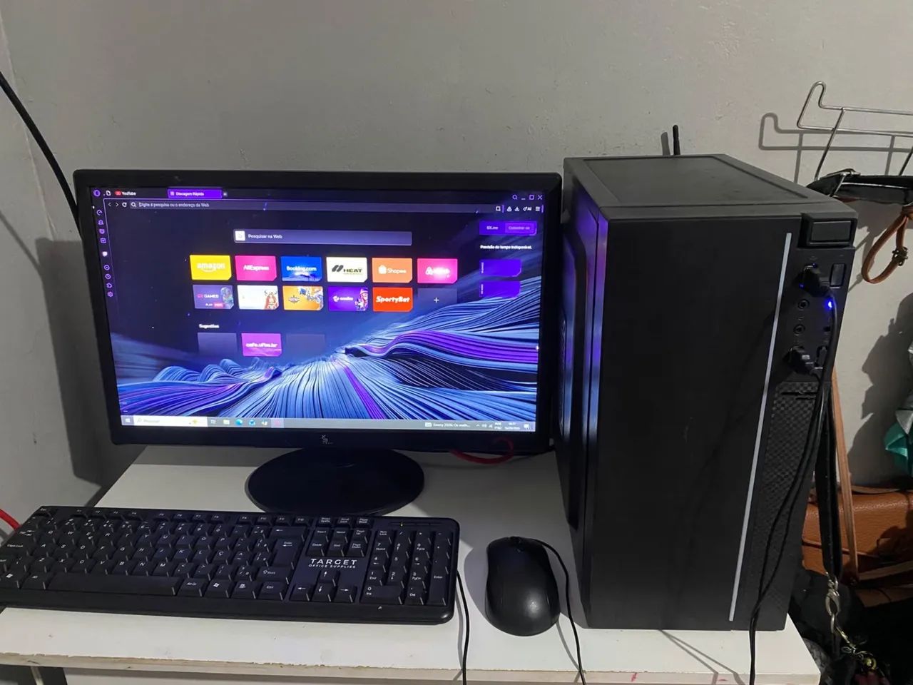 KIT COMPUTADOR, MONITOR E TECLADO - Foto 2