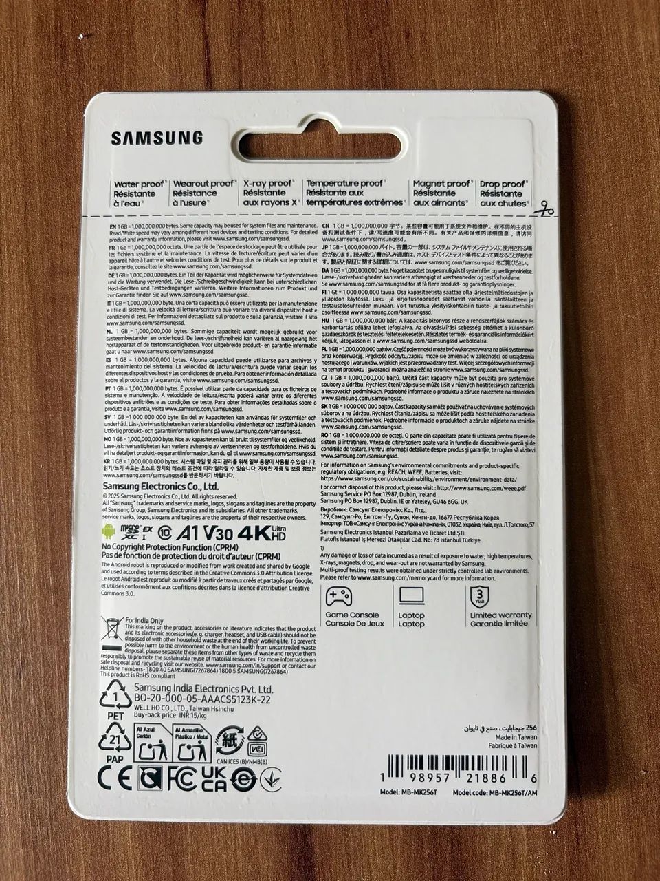 Cartão micro sd express Samsung 256 gb - Nintendo Switch 2 - Foto 2