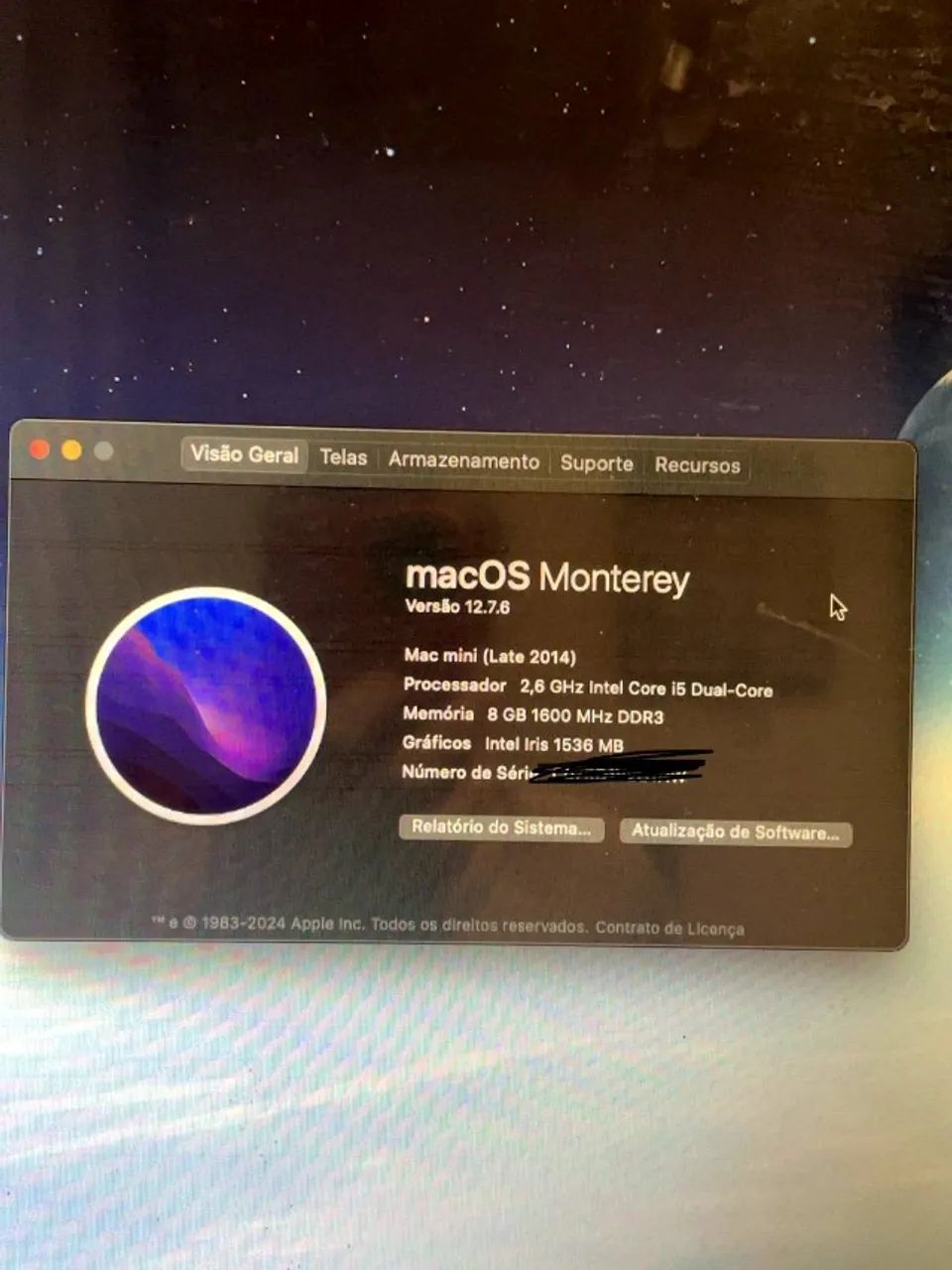 Apple Mac mini Late 2014 - i5 2.6GHz - 8GB RAM - SSD 240GB
