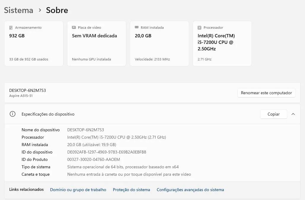 Notebook Acer Aspire 5 i5 20GB 1TB - Foto 5