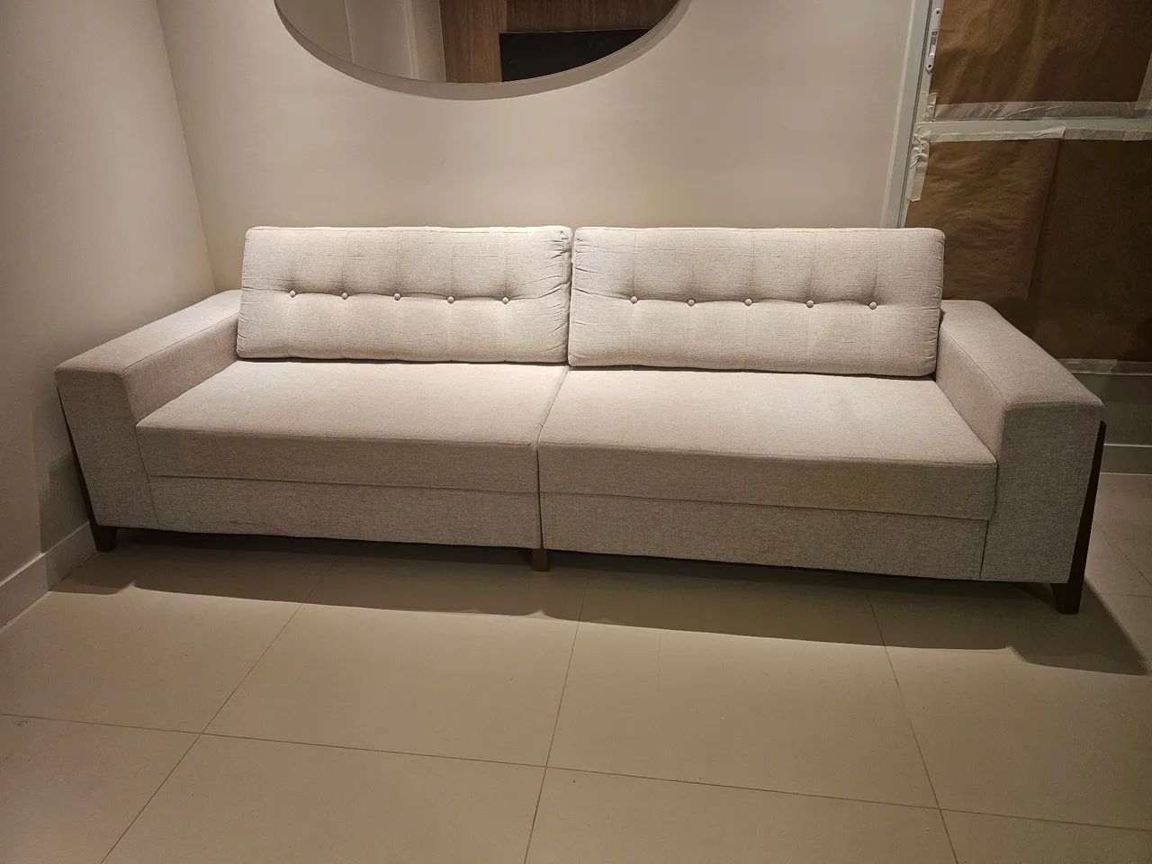 Sofá Animale Home/Voktum linho 2,70m - Foto 2