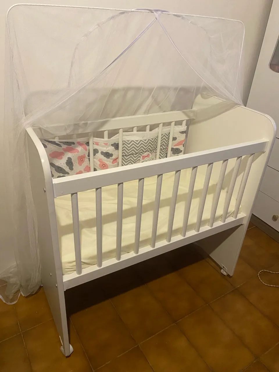 Mini berço com colchão 