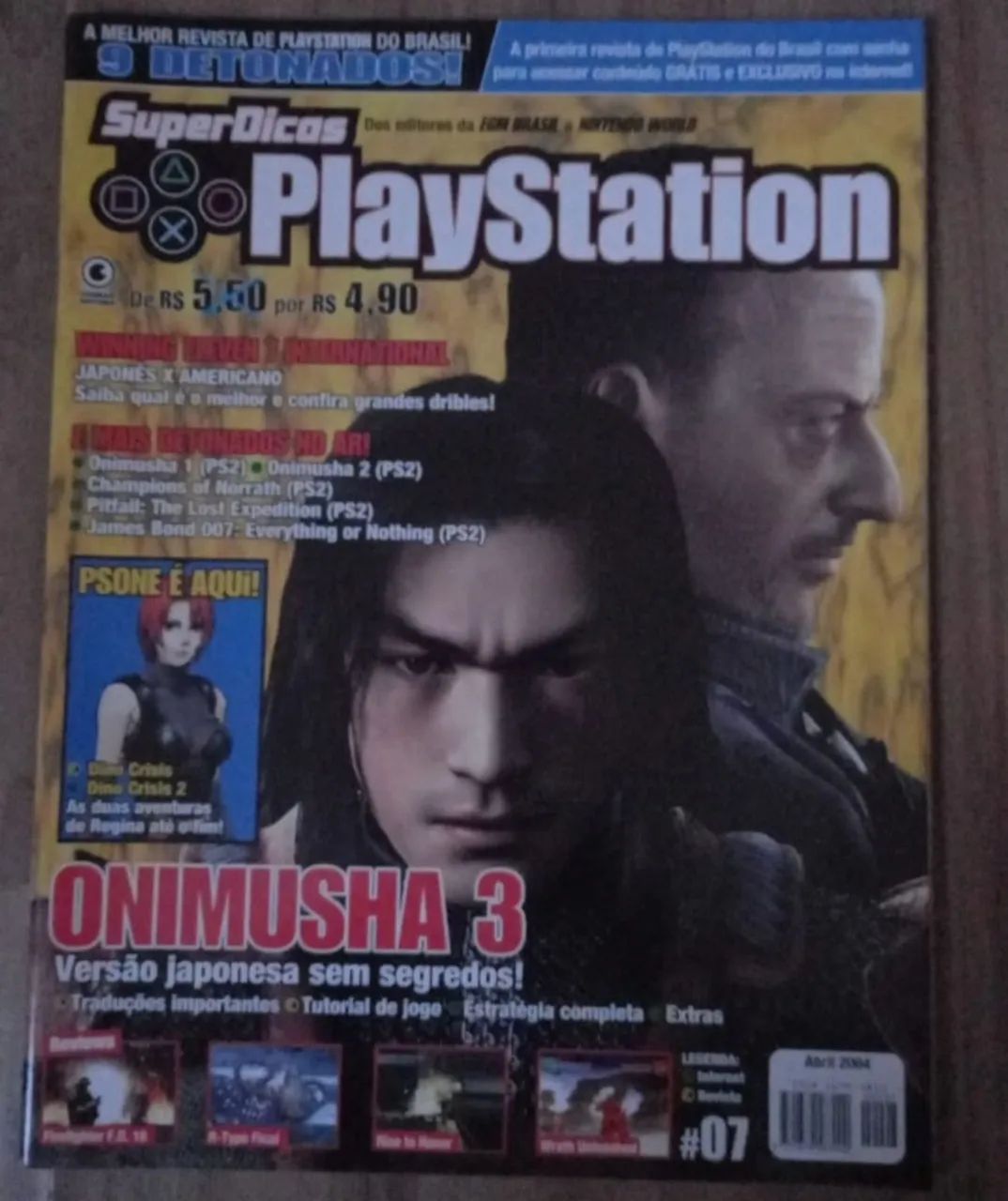 Revistas de Games e folha de cards - Foto 2