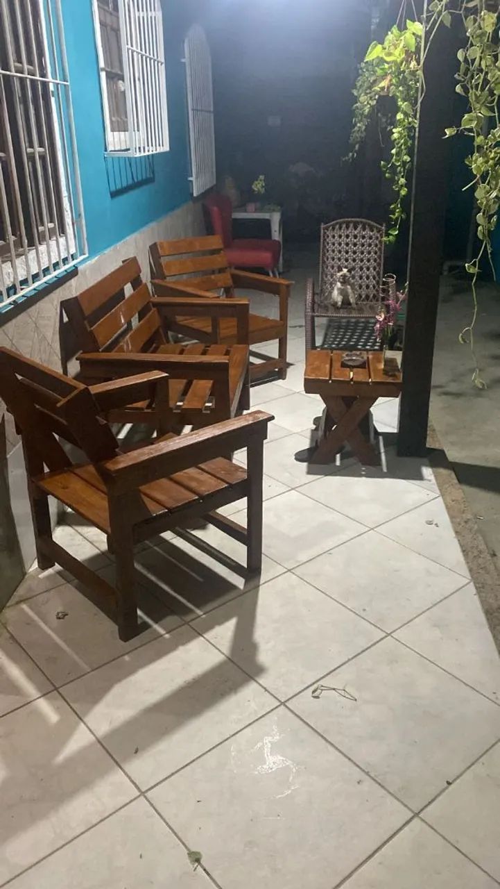 Conjunto Novo de Madeira Rústico 486395099827425281