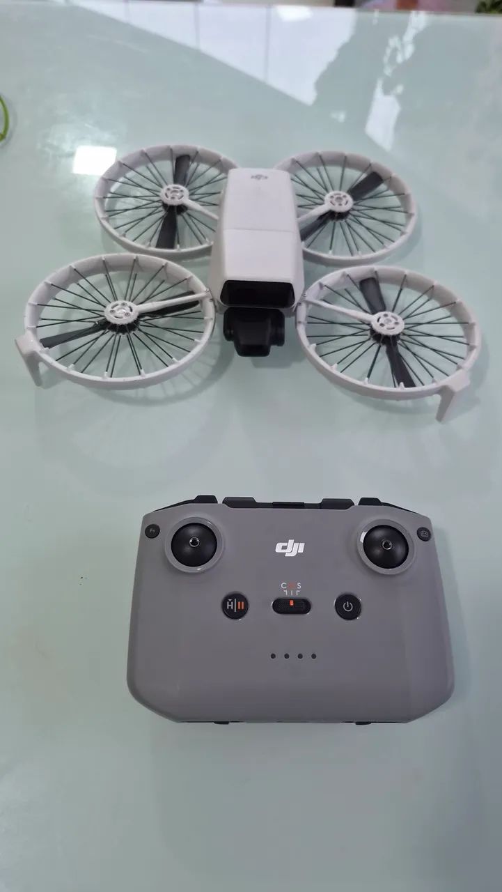 Dji flip + controle RC-N3 apenas 26 ciclos de bateria