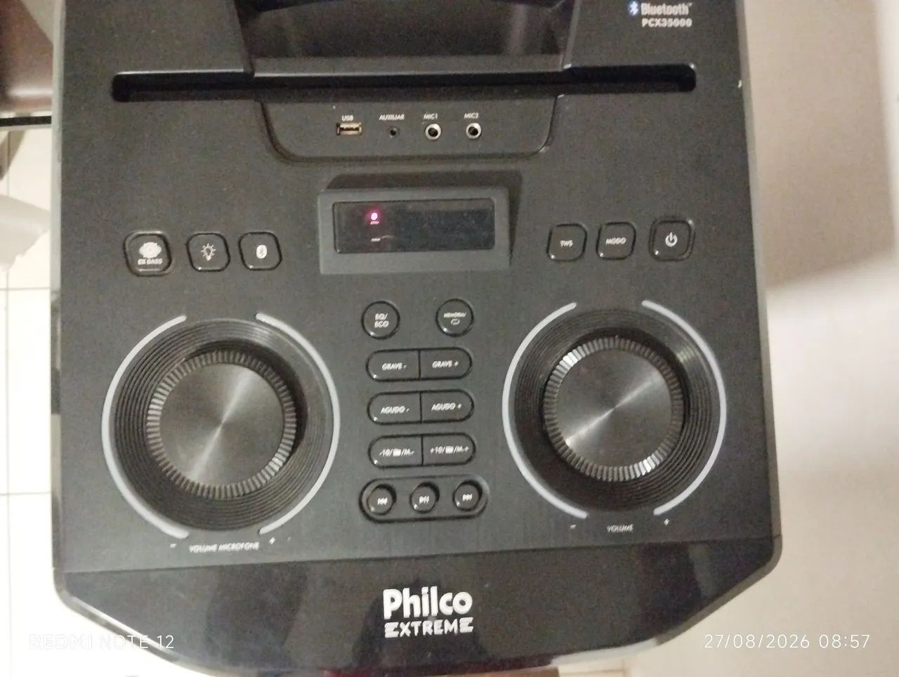 Caixa de som amplificada PCX 35000 Philco Extreme