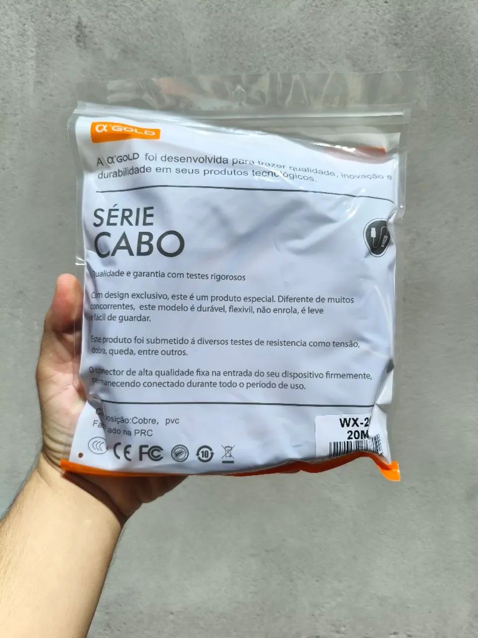 Cabo de rede cripado 20 m - Foto 2