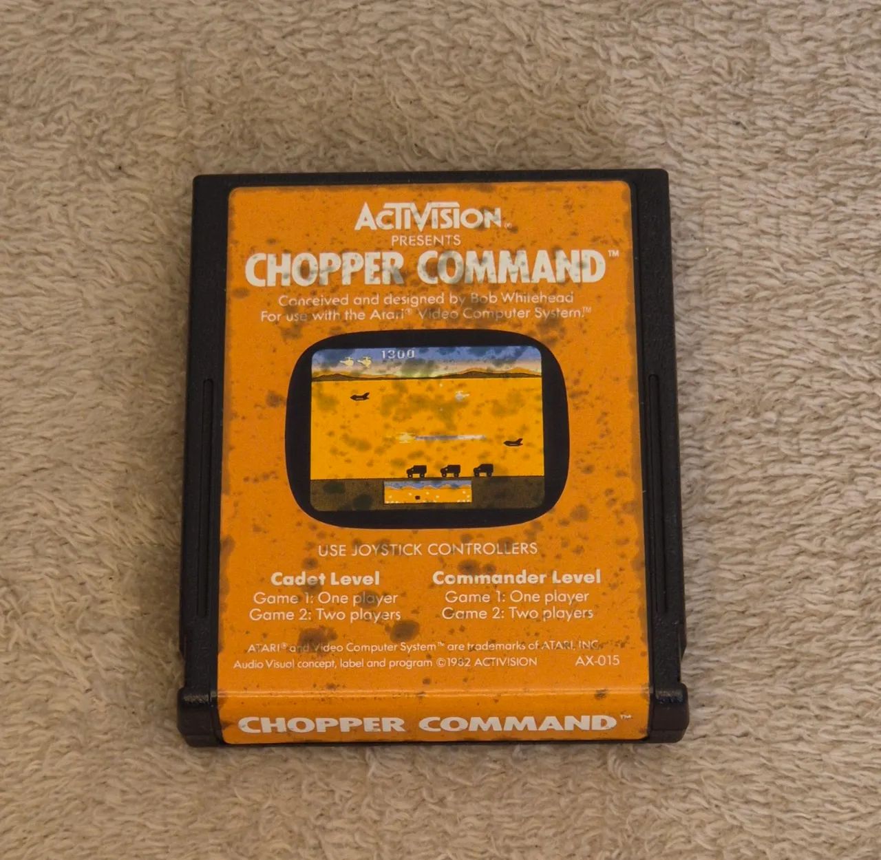 Jogo Chopper Command na caixa com manual - Atari 2600 - Foto 4