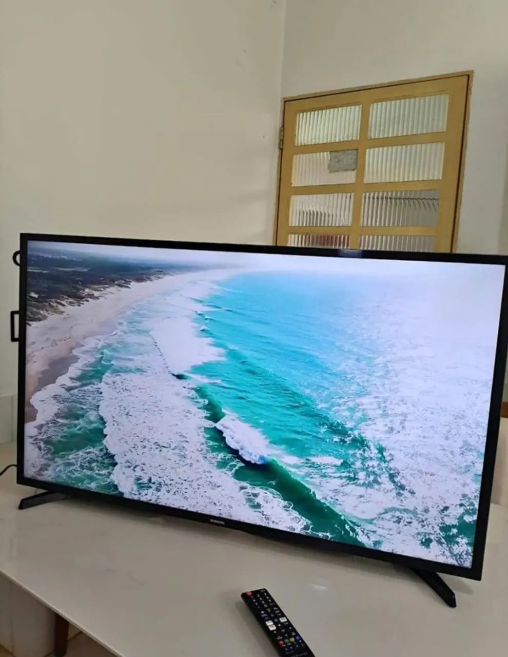 TELEVISÃO 43 POLEGADAS SAMSUNG SMART TODOS APLICATIVOS ATUALIZADOS FAÇO ENTREGA SEM CUSTO  - Foto 2