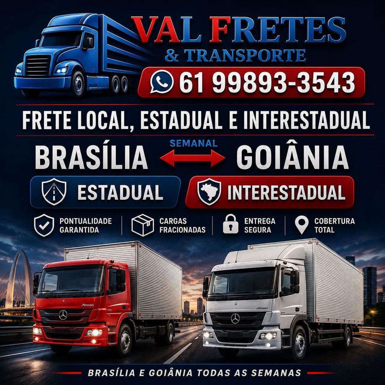 mudança em Valparaíso e viagem para Goiânia 