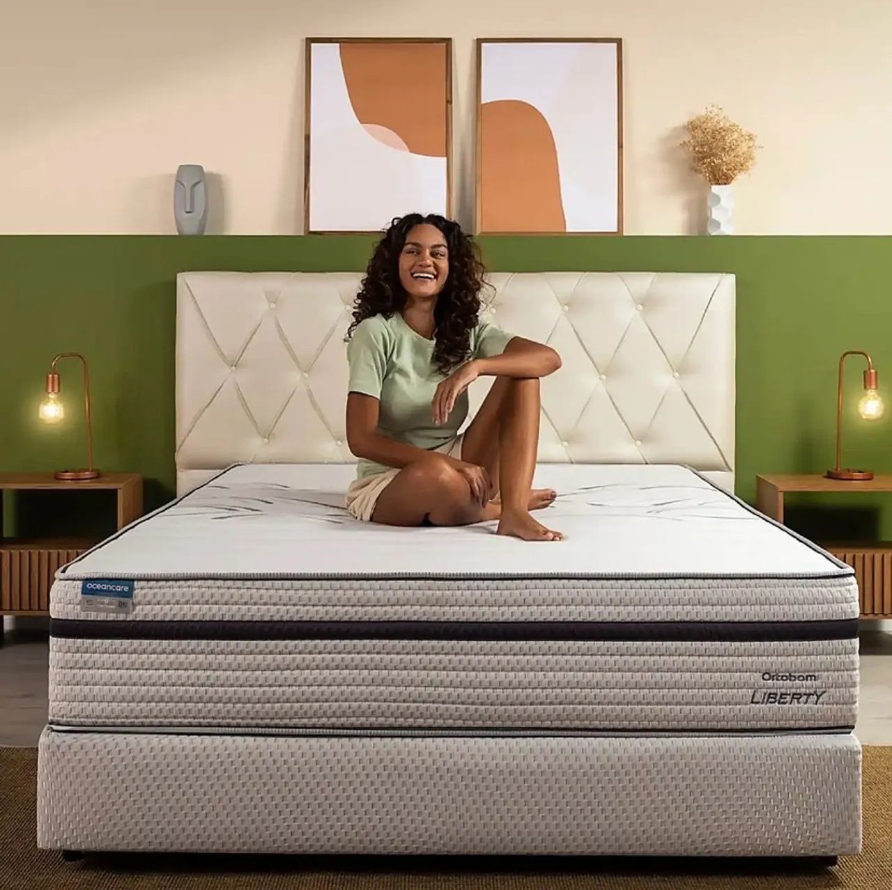 Colchão ortobom e cama - Foto 3