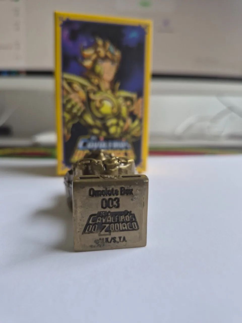 Busto Aioria de Leão em METAL - CDZ - Cavaleiros do Zodiaco