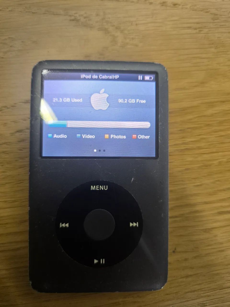 Apple iPod Classic 120GB Grafite (Space Gray / Preto) - Impecável