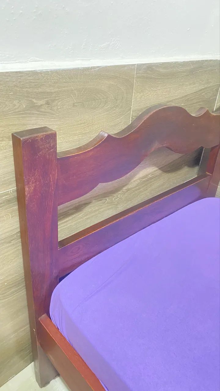 Cama de solteiro madeira maciça  - Foto 2