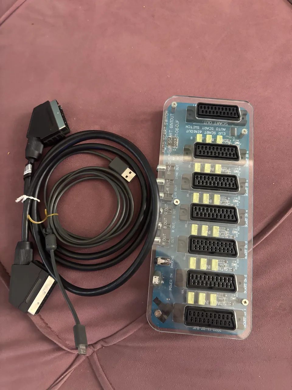 Switch scart automático 6 in 1