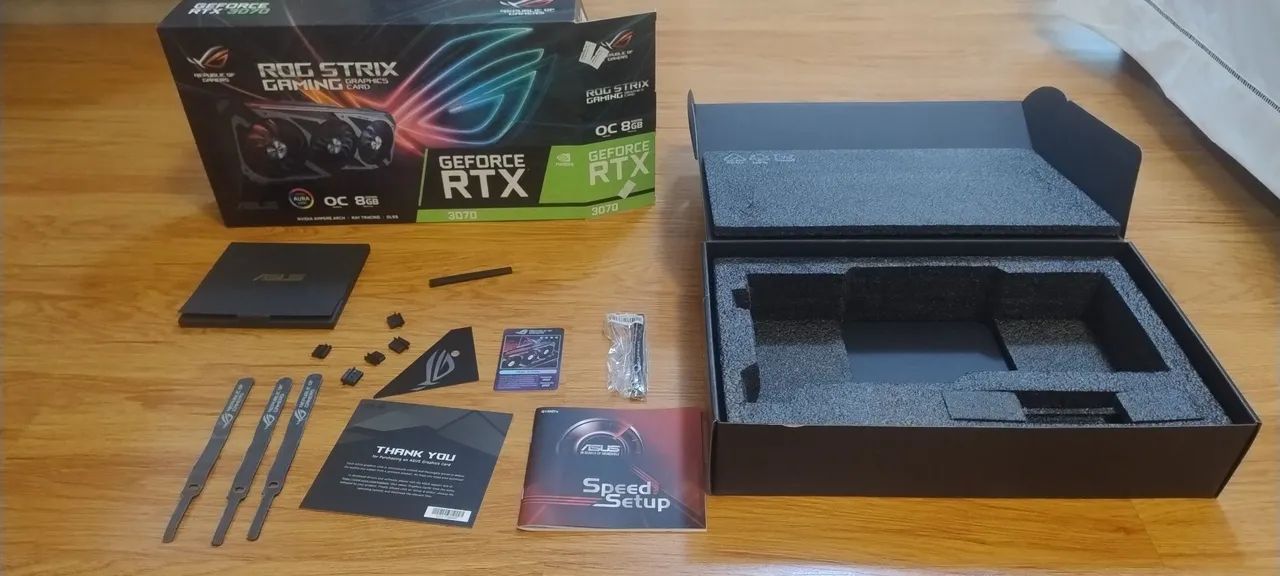 Placa de vídeo 3070 Rog Strix 