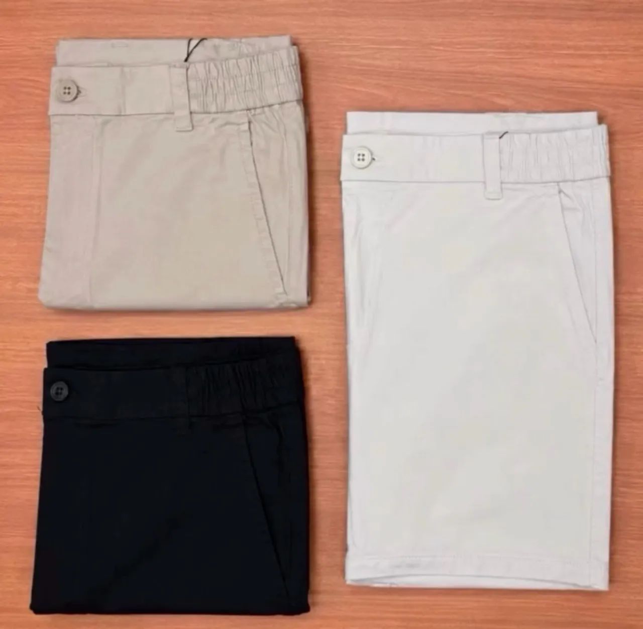 Bermudas Sarja Corte Alfaiataria - Foto 2