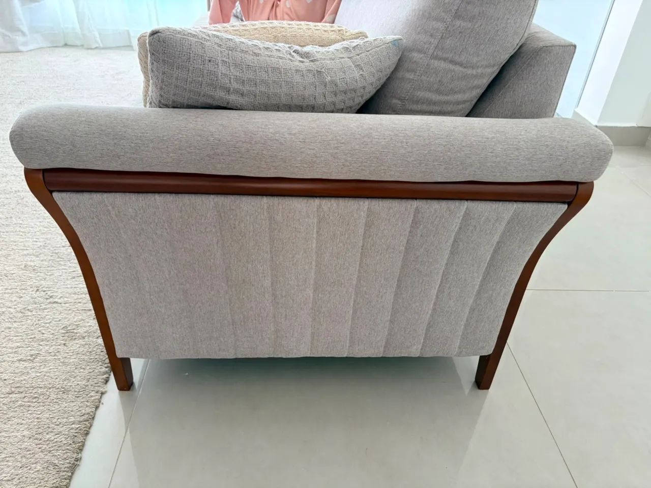 Sofá Fixo (3 lugares). - Foto 5