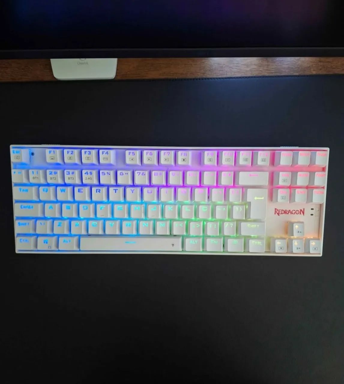 Teclado Mecânico Redragon Kumara Pro Wireless RGB - Foto 3