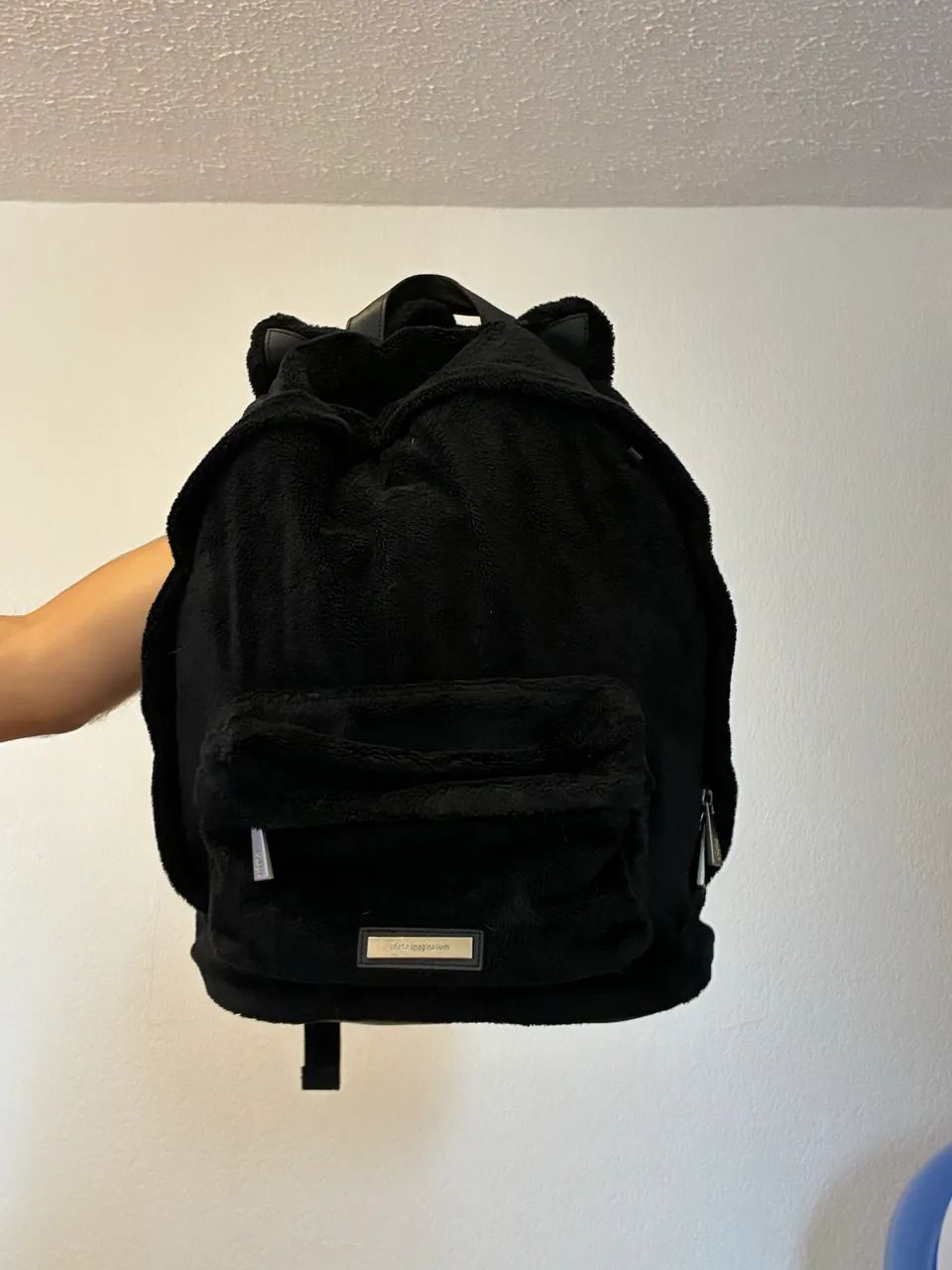 Mochila pelúcia gatinho - Foto 2