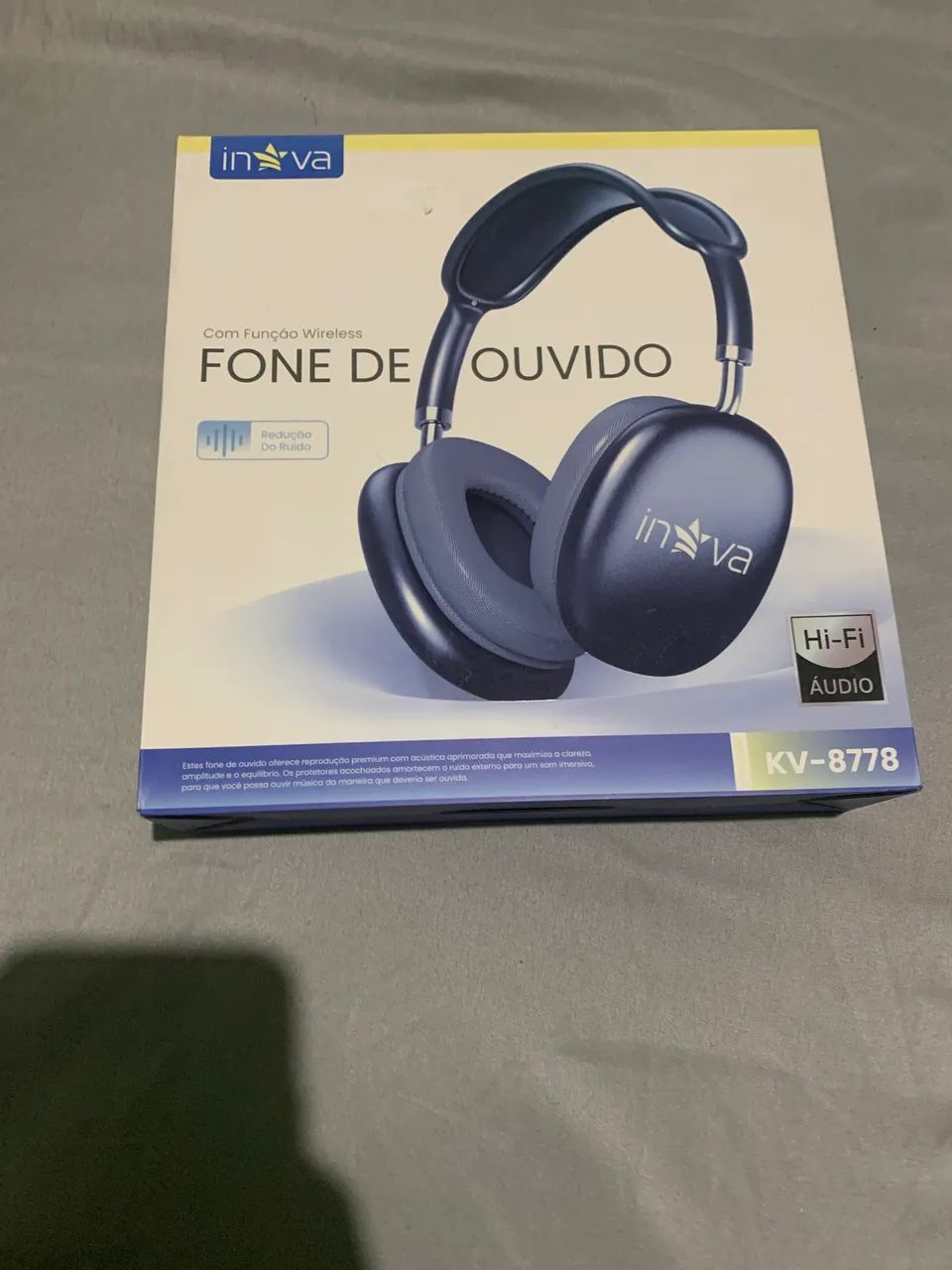 Fone Headset com microfone e sem fio - Foto 2