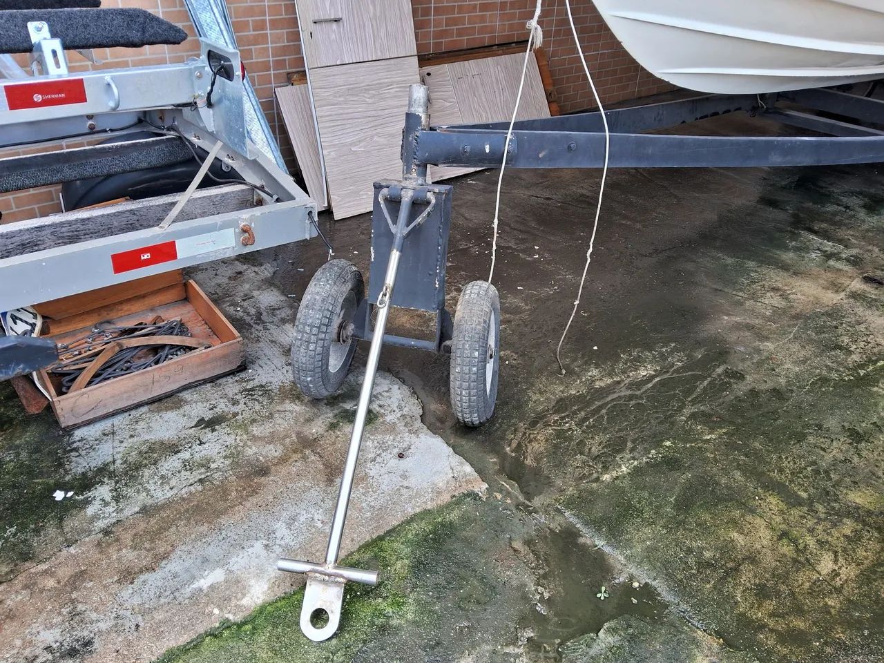 Carreta encalhe de lancha - Foto 2