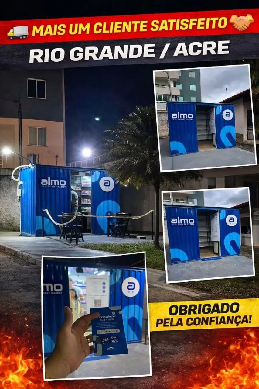 Container loja e mercado Próprio 