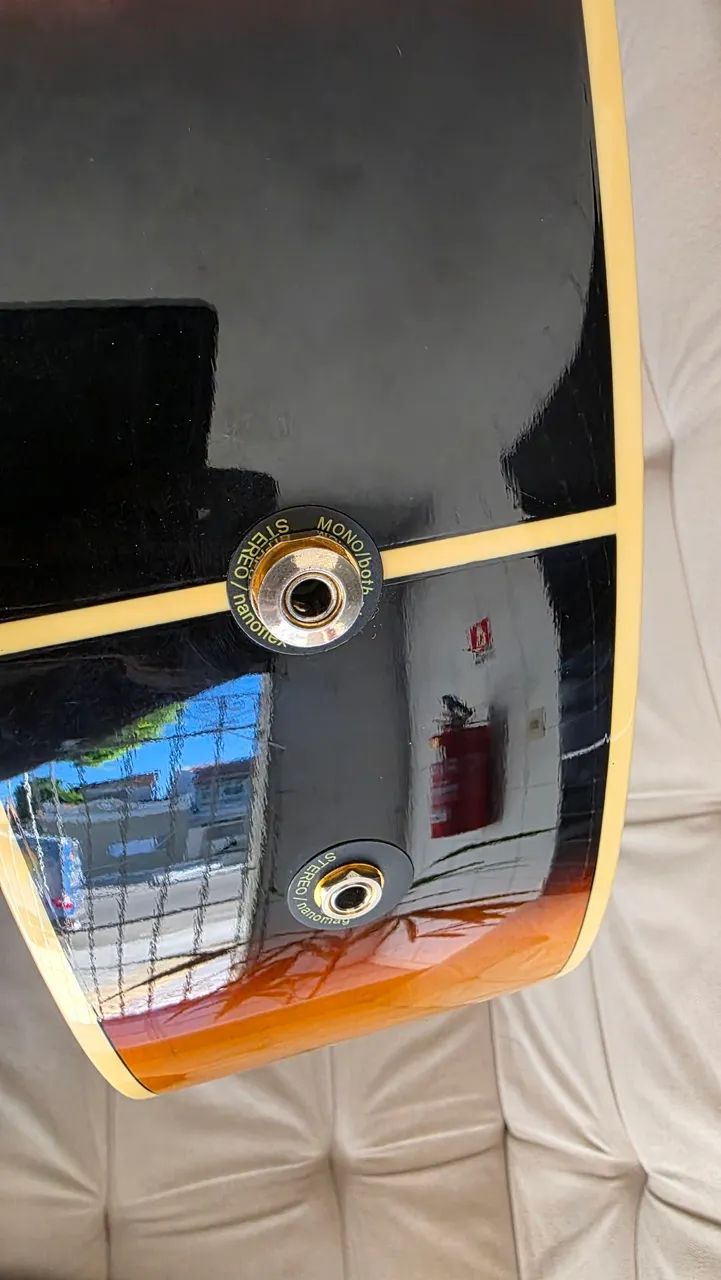 Relíquia: Epiphone EJ-200SCE Vintage Sunburst - Estado de Zero (Revisado) - Foto 4