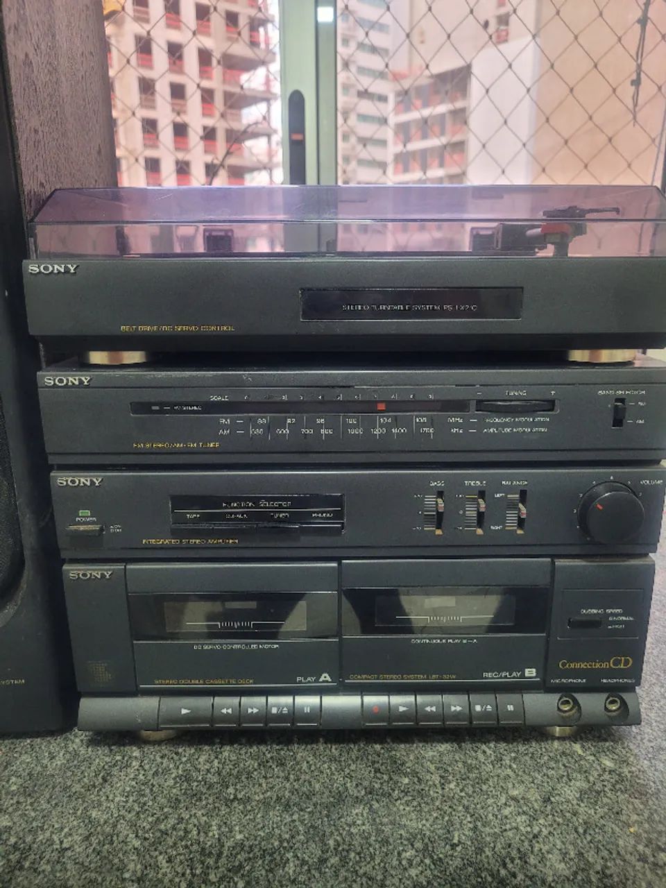 Toca Discos Sony com Caixas de Som AIWA - Foto 4