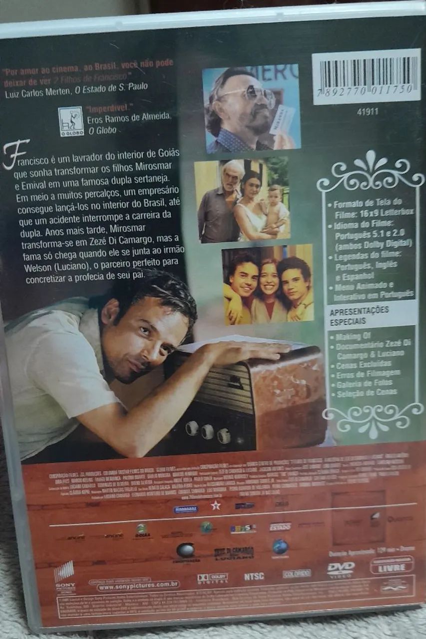 DVD - 2 FILHOS DE FRANCISCO - Foto 2