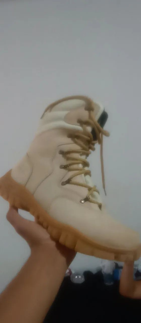 Bota coturno couro legítimo  - Foto 4