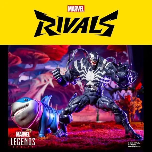Pré-Venda) Marvel Legends Series Marvel Rivals Venom & Jeff the