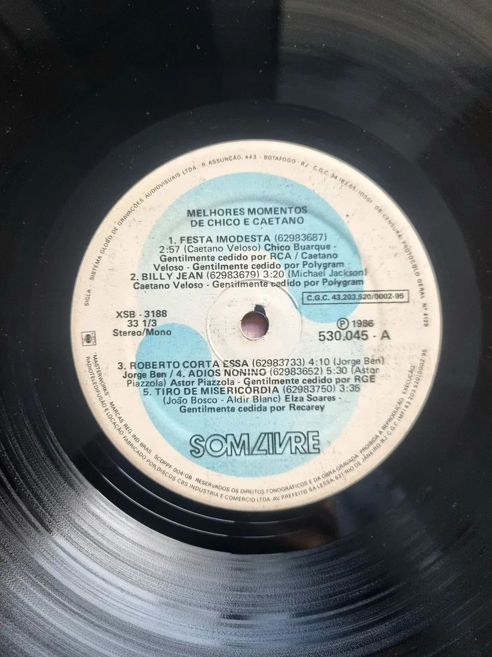 LP Melhores momentos - Chico e Caetano  - Foto 3
