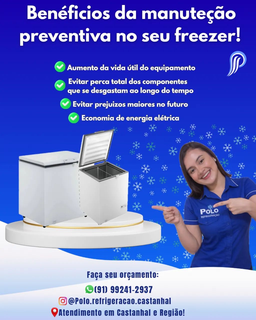 Conserto freezer em Castanhal 