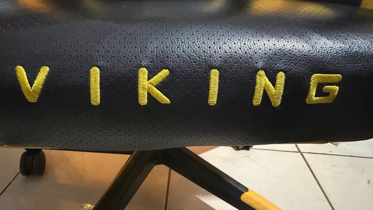 CADEIRA GAMER XT RACER VIKING - Impecável - Preta e Amarela - Foto 5