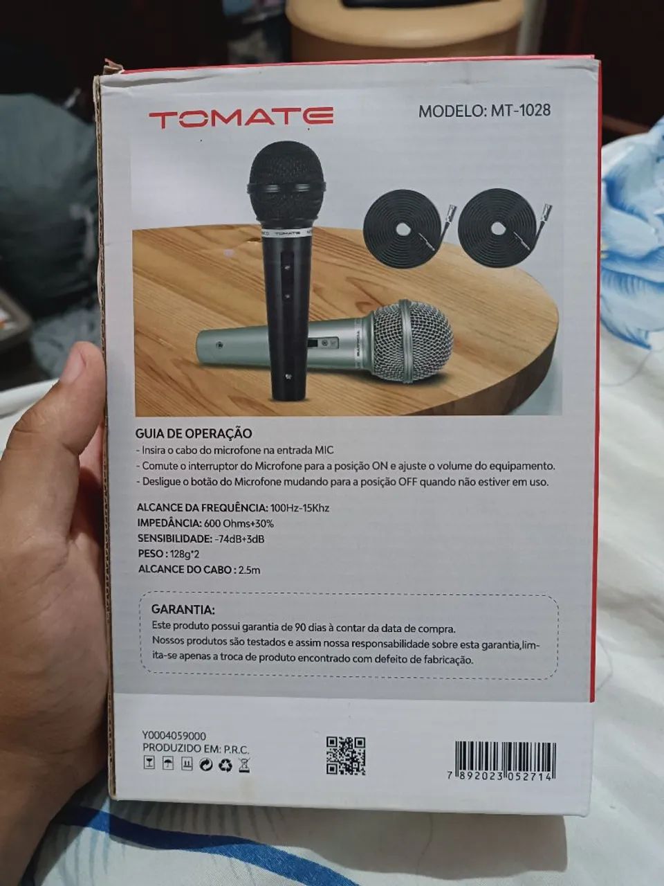 Kit 2 Microfones Tomate com Fio P10 NUNCA USADO - Foto 2
