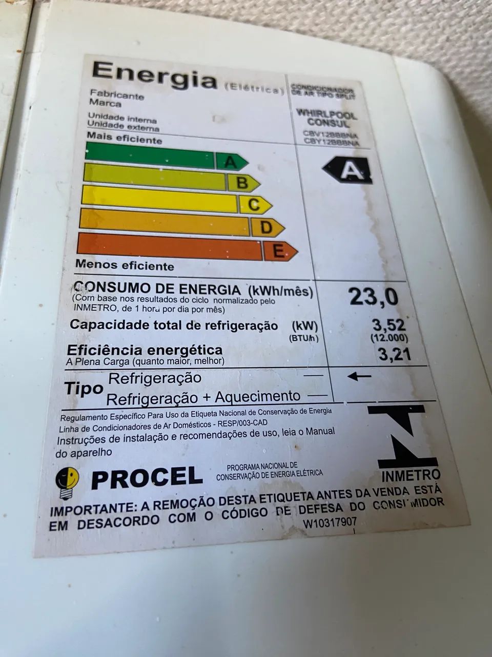 Ar condicionado consul 12000BTU - Foto 4
