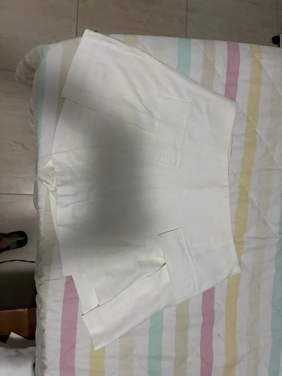 Short saia branco 