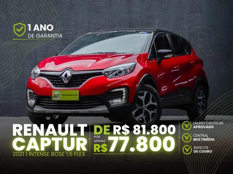 Renault Captur BOSE 1.6 CVT FLEX 2021