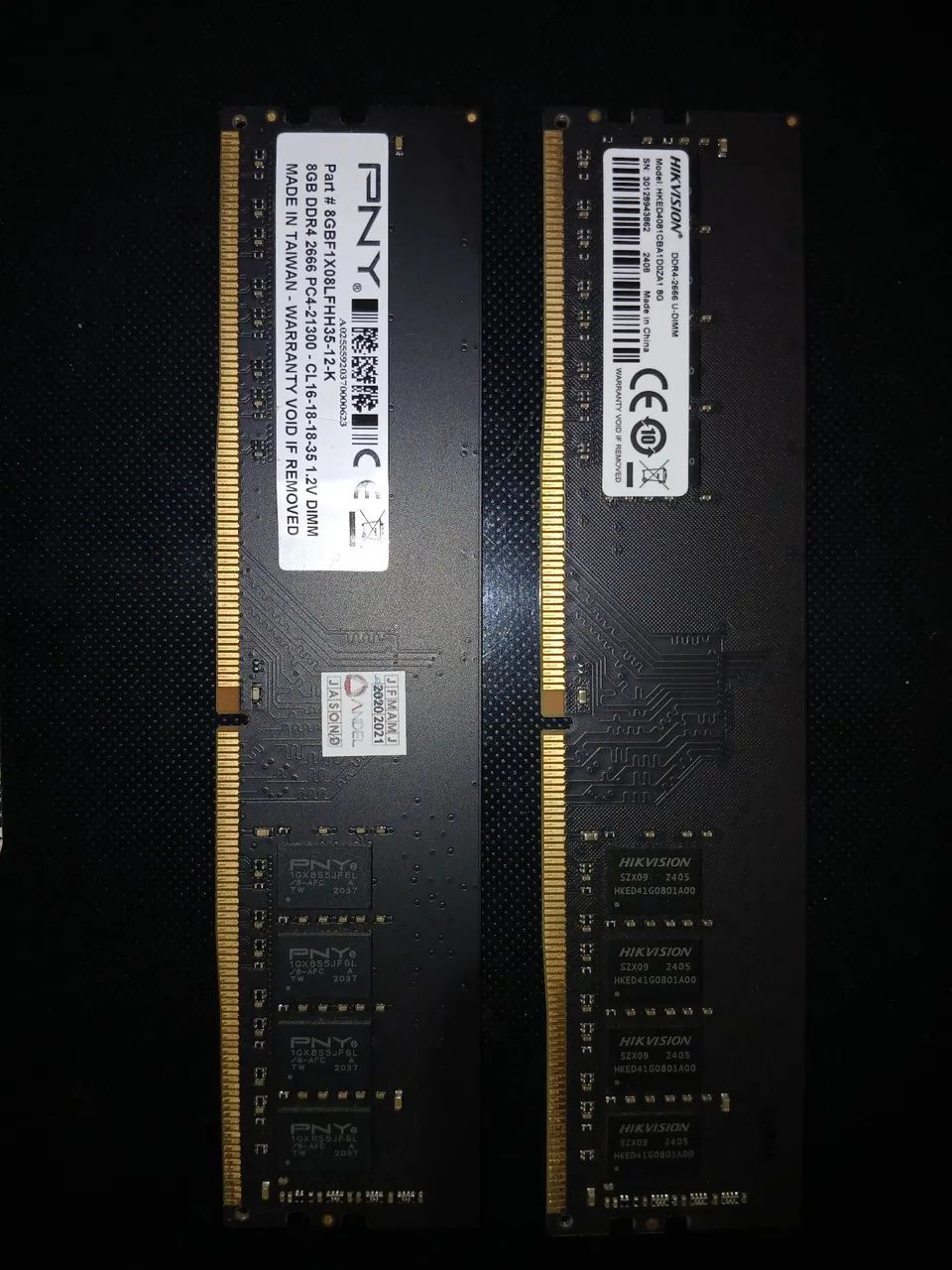 Par memórias 8+8Gb DDR4 2666 Desktop - Memória RAM - Tibiri, Santa