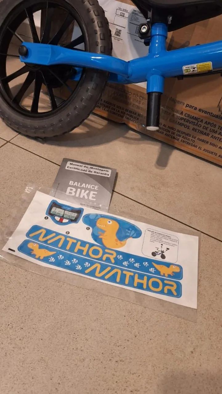 Bicicleta de Equilíbrio - Nathor nova, nunca usada - Foto 2