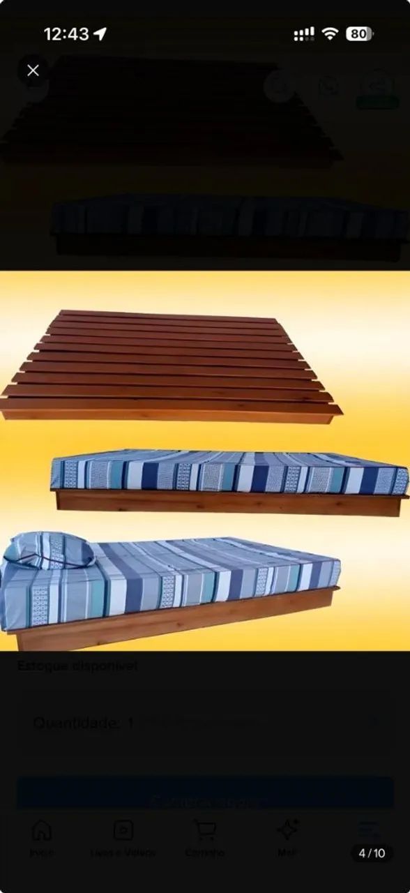 Base de cama estilo japonesa - Foto 4