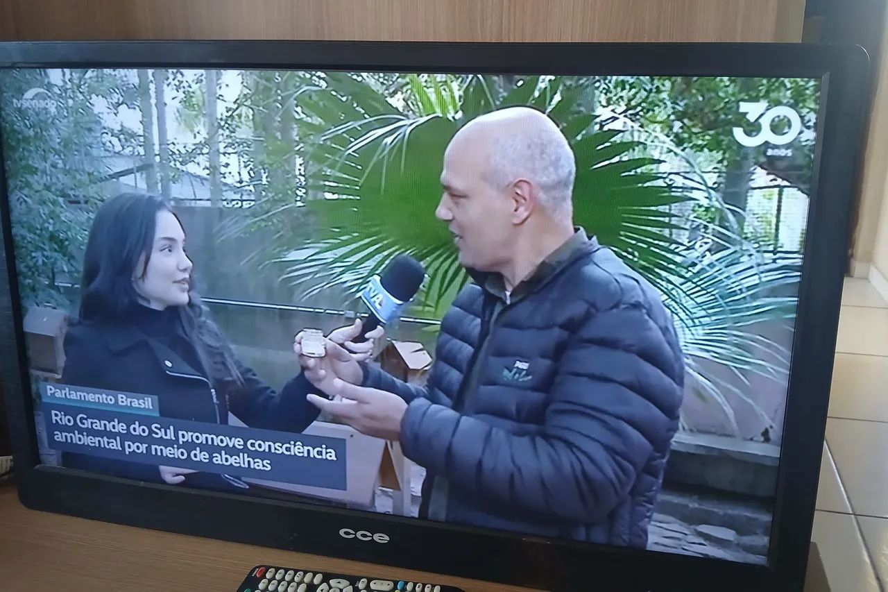 TV 32 CCE LCD COM SUPORTE PAREDE