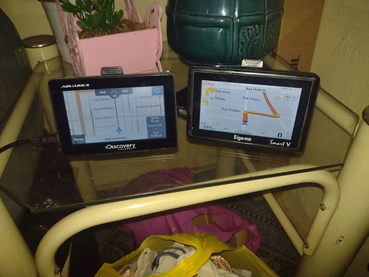 GPS aquário e tv digital 
