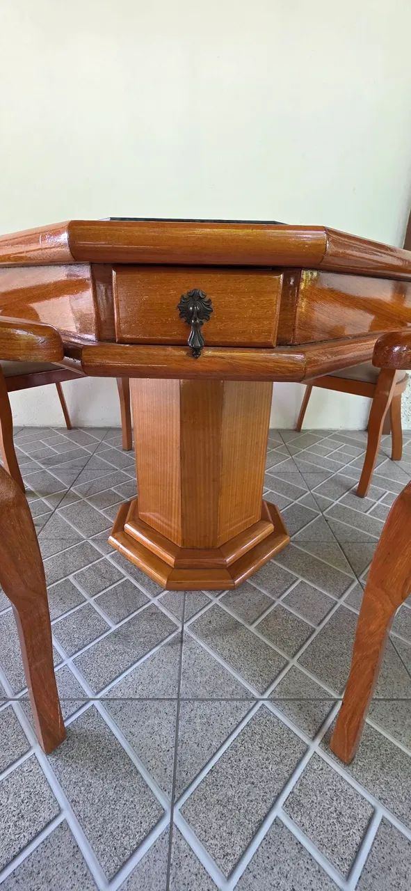 Mesa de jogos com 4 cadeiras Vintage  - Foto 2