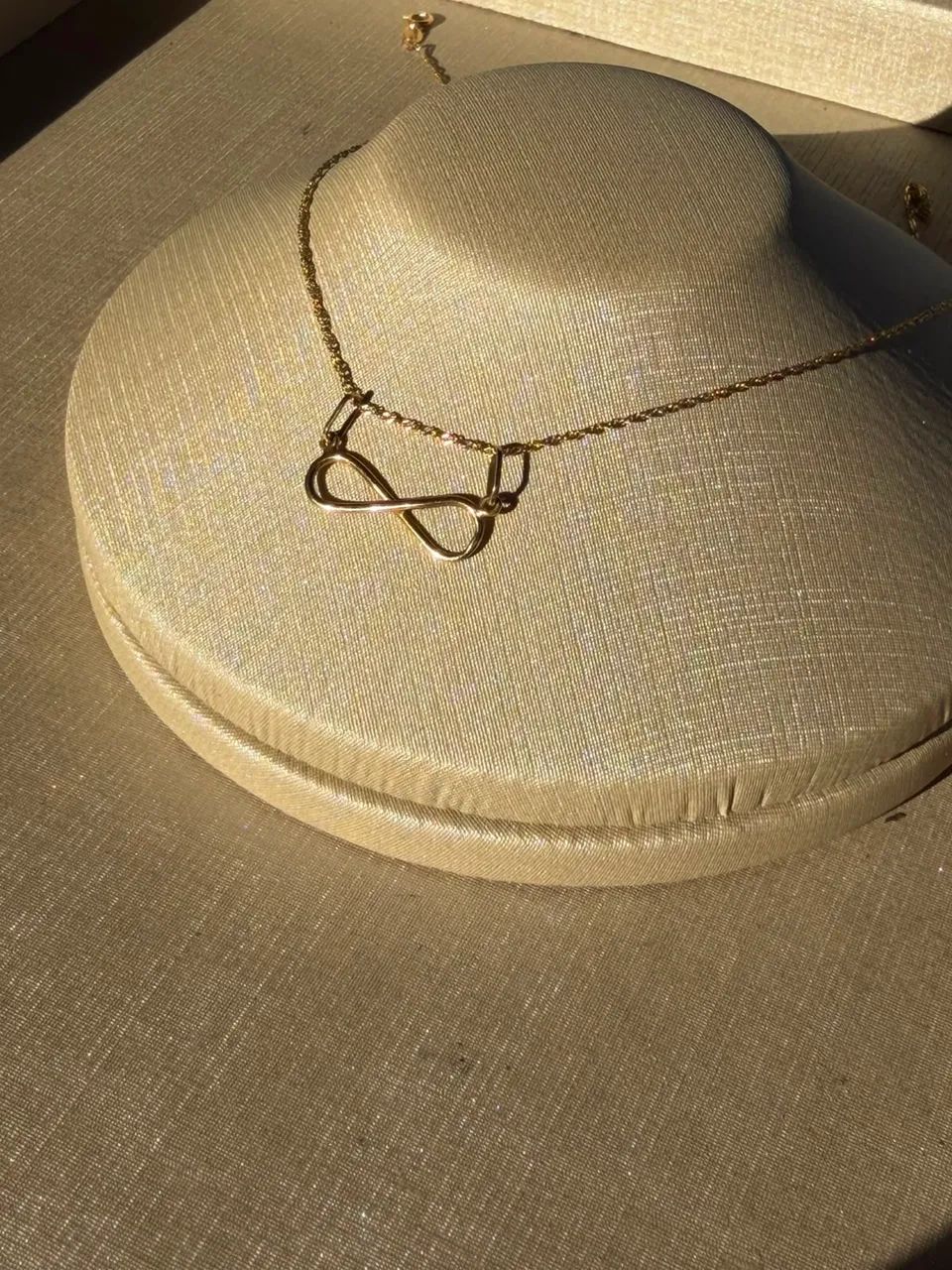 Pingente e corrente femina nem ouro 18k - Foto 3