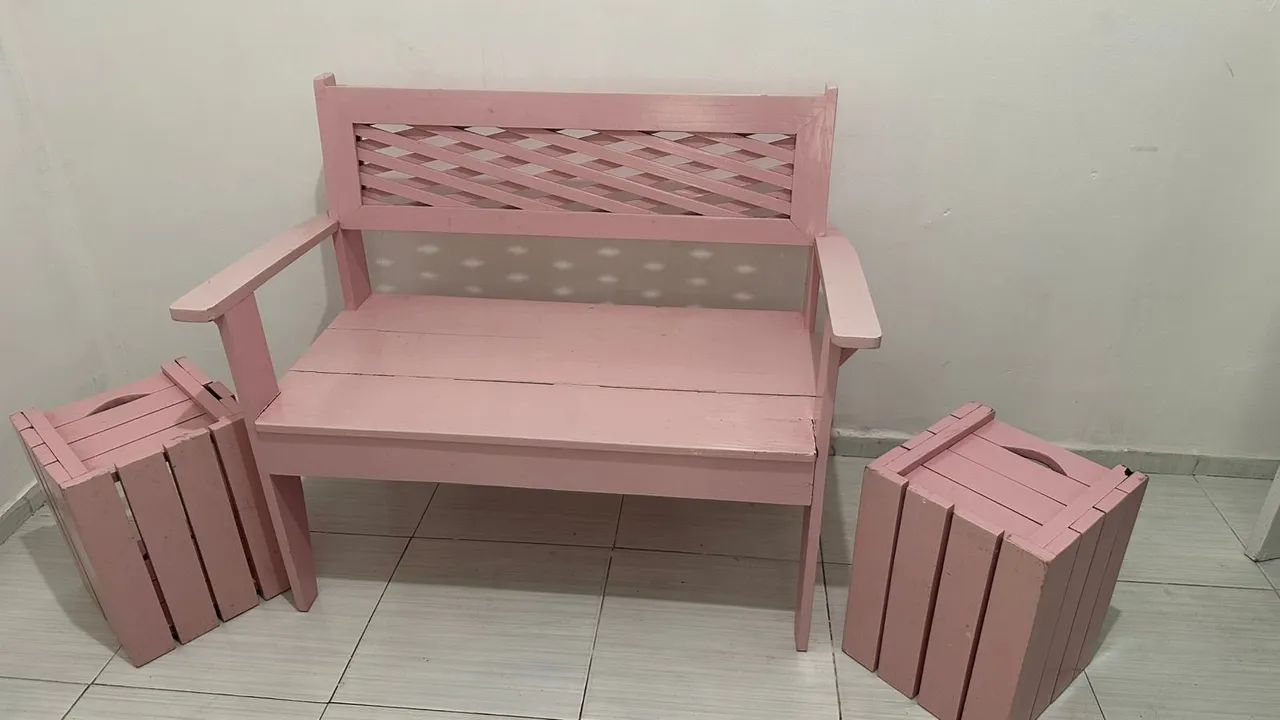 Banco rosa 