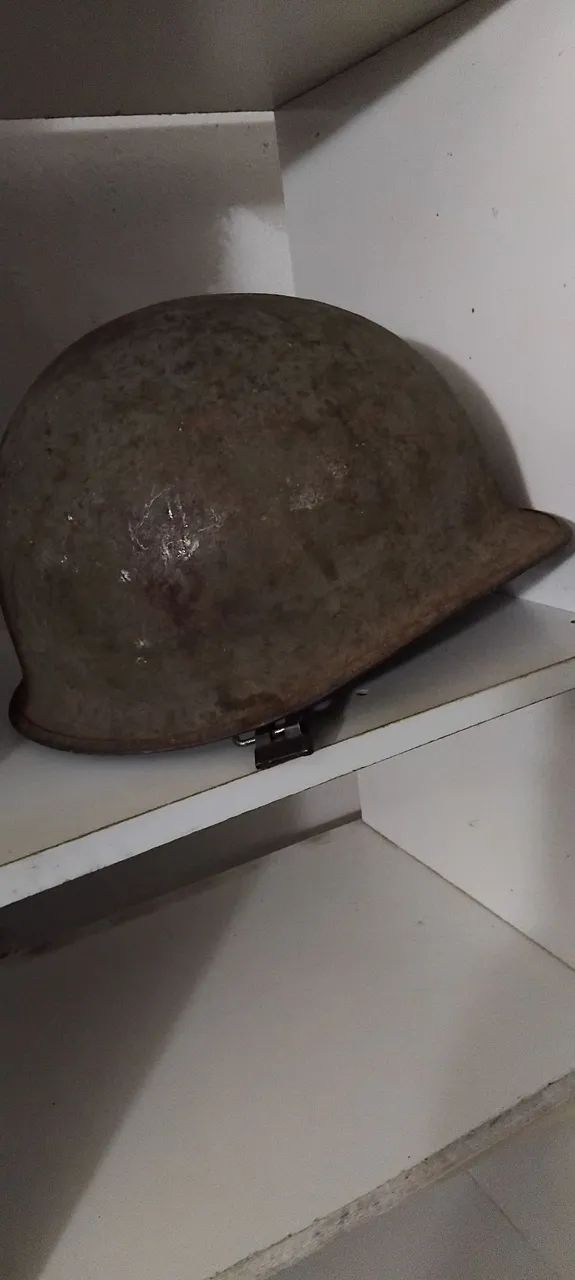 Antigo capacete de aço M1 - Foto 5